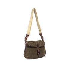 Load image into Gallery viewer, Sac MUSETTE S en Cuir Velours Musk