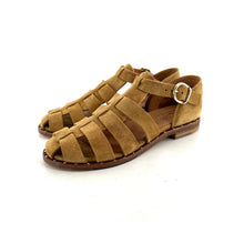 Charger l'image dans la galerie, Sandale Méduse en Daim Sable