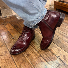 Charger l'image dans la galerie, Chaussure Lacets Montante Zippé Intérieur en Cuir Mosto Veiné