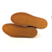 Load image into Gallery viewer, Basket en Cuir Blanc Camel et Daim Marron