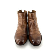 Charger l'image dans la galerie, Boots Zippé Arrière en Cuir Patiné Fango