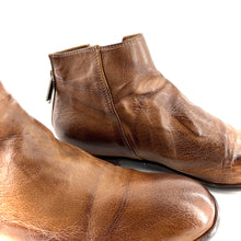 Charger l'image dans la galerie, Boots Zippé Arrière en Cuir Patiné Fango