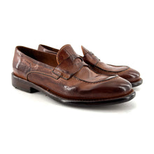 Charger l'image dans la galerie, Mocassin en Cuir Patiné Cognac