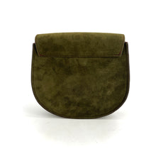 Charger l'image dans la galerie, Sac LE MAMOUR en Velours Leccio et Cuir Bordeaux