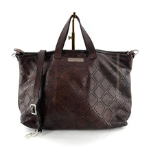 Charger l'image dans la galerie, Sac FLAMINGO en Cuir Perforé Ébano