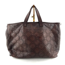 Charger l'image dans la galerie, Sac FLAMINGO en Cuir Perforé Ébano