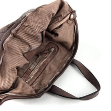 Charger l'image dans la galerie, Sac FLAMINGO en Cuir Perforé Ébano