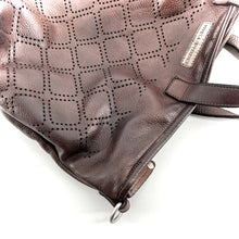 Charger l'image dans la galerie, Sac FLAMINGO en Cuir Perforé Ébano