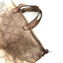Charger l'image dans la galerie, Sac FLAMINGO en Cuir Perforé Brown Stone