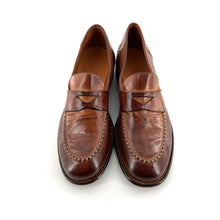 Charger l'image dans la galerie, Mocassin en Cuir Camel Veiné