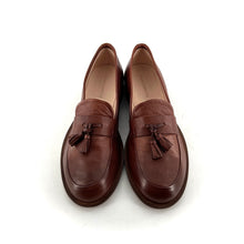 Charger l'image dans la galerie, Mocassin à Pompons en Cuir Ultra Souple Camel