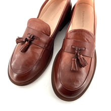 Charger l'image dans la galerie, Mocassin à Pompons en Cuir Ultra Souple Camel