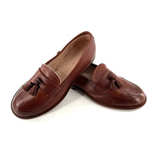 Charger l'image dans la galerie, Mocassin à Pompons en Cuir Ultra Souple Camel