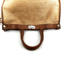 Charger l'image dans la galerie, Sac GLAMOUR en Paille Enduite Brown Tea