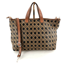 Charger l'image dans la galerie, Sac FLAMINGO en Paille et Raphia Tressé Finitions Cuir