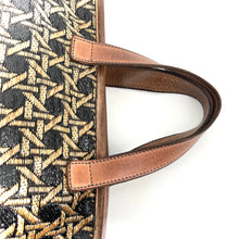 Charger l'image dans la galerie, Sac FLAMINGO en Paille et Raphia Tressé Finitions Cuir