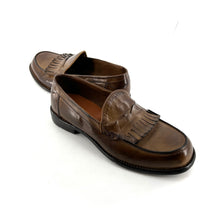 Load image into Gallery viewer, Mocassin Patte Frangée en Cuir Corteccia
