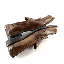 Load image into Gallery viewer, Mocassin Patte Frangée en Cuir Corteccia