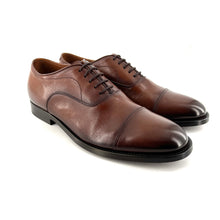 Charger l'image dans la galerie, Richelieu en cuir Camel Veiné