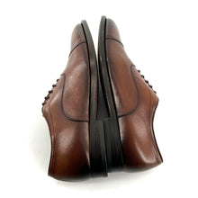 Charger l'image dans la galerie, Richelieu en cuir Camel Veiné