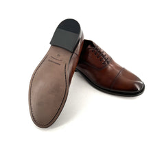 Charger l'image dans la galerie, Richelieu en cuir Camel Veiné