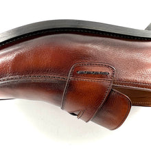 Charger l'image dans la galerie, Mocassin en Cuir Camel Veiné