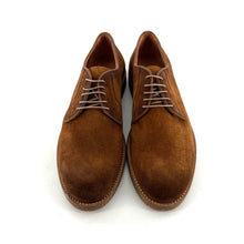 Load image into Gallery viewer, Derby en Daim Cognac