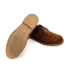 Load image into Gallery viewer, Derby en Daim Cognac