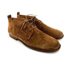 Load image into Gallery viewer, Chaussure Lacets Semi-Montante en Daim Marron Clair