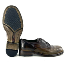 Load image into Gallery viewer, Derby en Cuir Dégradé Noir / Olive
