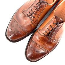 Load image into Gallery viewer, Derby Bout Fleuri en Cuir Cognac Ultra-Souple