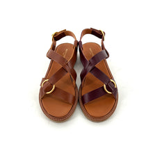 Charger l'image dans la galerie, Sandale MAÉ en Cuir Camel et Semelle Crêpe