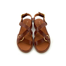 Charger l'image dans la galerie, Sandale MAÉ en Cuir Camel et Semelle Crêpe