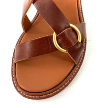 Charger l'image dans la galerie, Sandale MAÉ en Cuir Camel et Semelle Crêpe