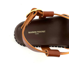 Charger l'image dans la galerie, Sandale FAUSTINE en Cuir Camel