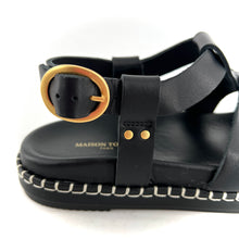 Charger l'image dans la galerie, Sandale FAUSTINE en Cuir Noir