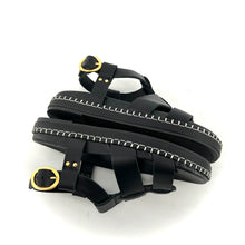 Charger l'image dans la galerie, Sandale FAUSTINE en Cuir Noir