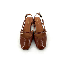 Charger l'image dans la galerie, Babies BERTILLE en Cuir Vernis Cognac