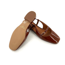 Charger l'image dans la galerie, Babies BERTILLE en Cuir Vernis Cognac