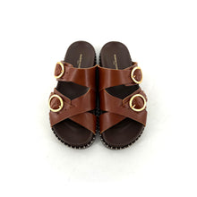 Charger l'image dans la galerie, Sandale AGNES en Cuir Camel