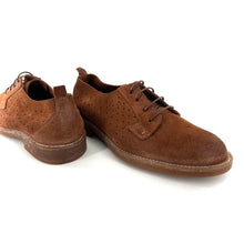 Charger l'image dans la galerie, Derby en Daim et Daim Perforé Camel