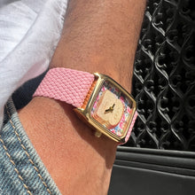 Charger l'image dans la galerie, Montre TOASTED Bracelet Perlon Rose