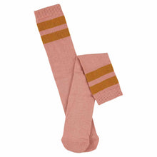 Load image into Gallery viewer, Chaussettes à Rayures Rose / Citrouille