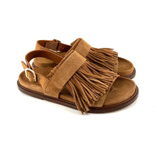 Load image into Gallery viewer, Sandale NOLWENN en Daim Camel