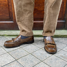 Load image into Gallery viewer, Mocassin Patte Frangée en Cuir Corteccia