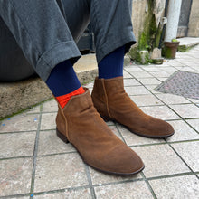 Load image into Gallery viewer, Boots Zippé Arrière en Daim Fango