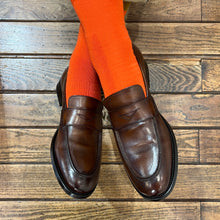 Charger l'image dans la galerie, Mocassin en Cuir Camel Veiné