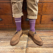 Charger l'image dans la galerie, Chaussure Lacets Semi-Montante Semelle Vibram en Daim Camel