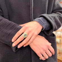 Load image into Gallery viewer, Bague MIRAGE en Plaqué Or et Labradorite