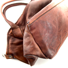 Charger l'image dans la galerie, Sac GROUND FLOOR en Cuir Rusty brown